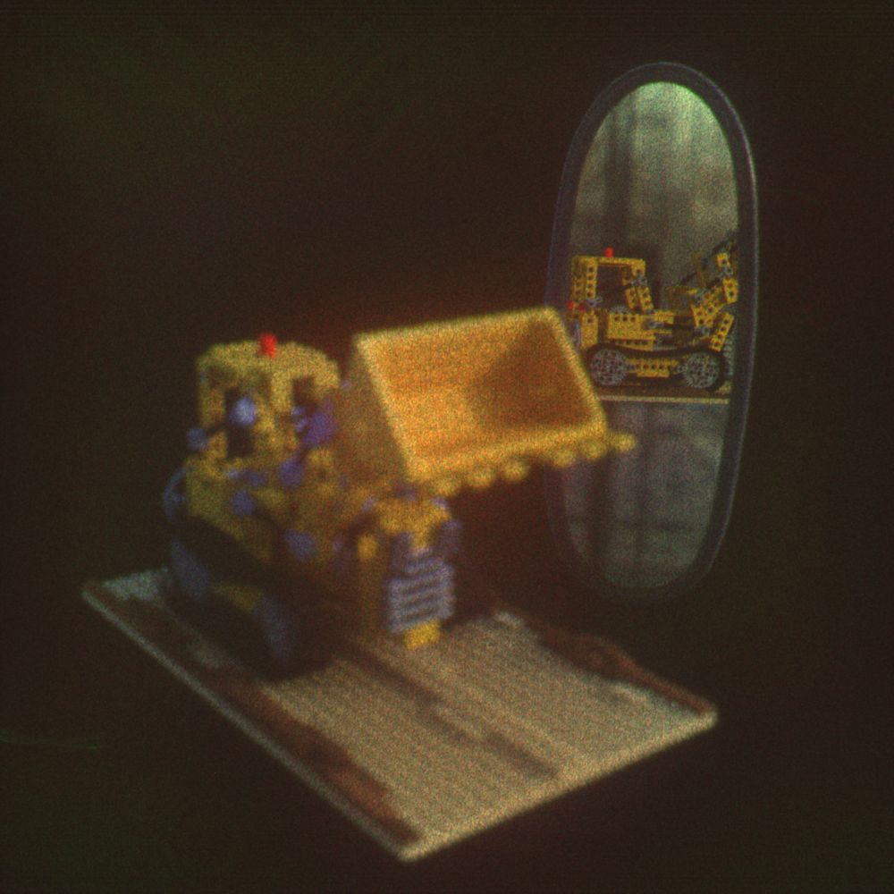 Experimentally captured HoloPathTracer focal stack of the Lego and Mirror scene.